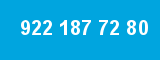 922 187 72 80 922 187 72 80